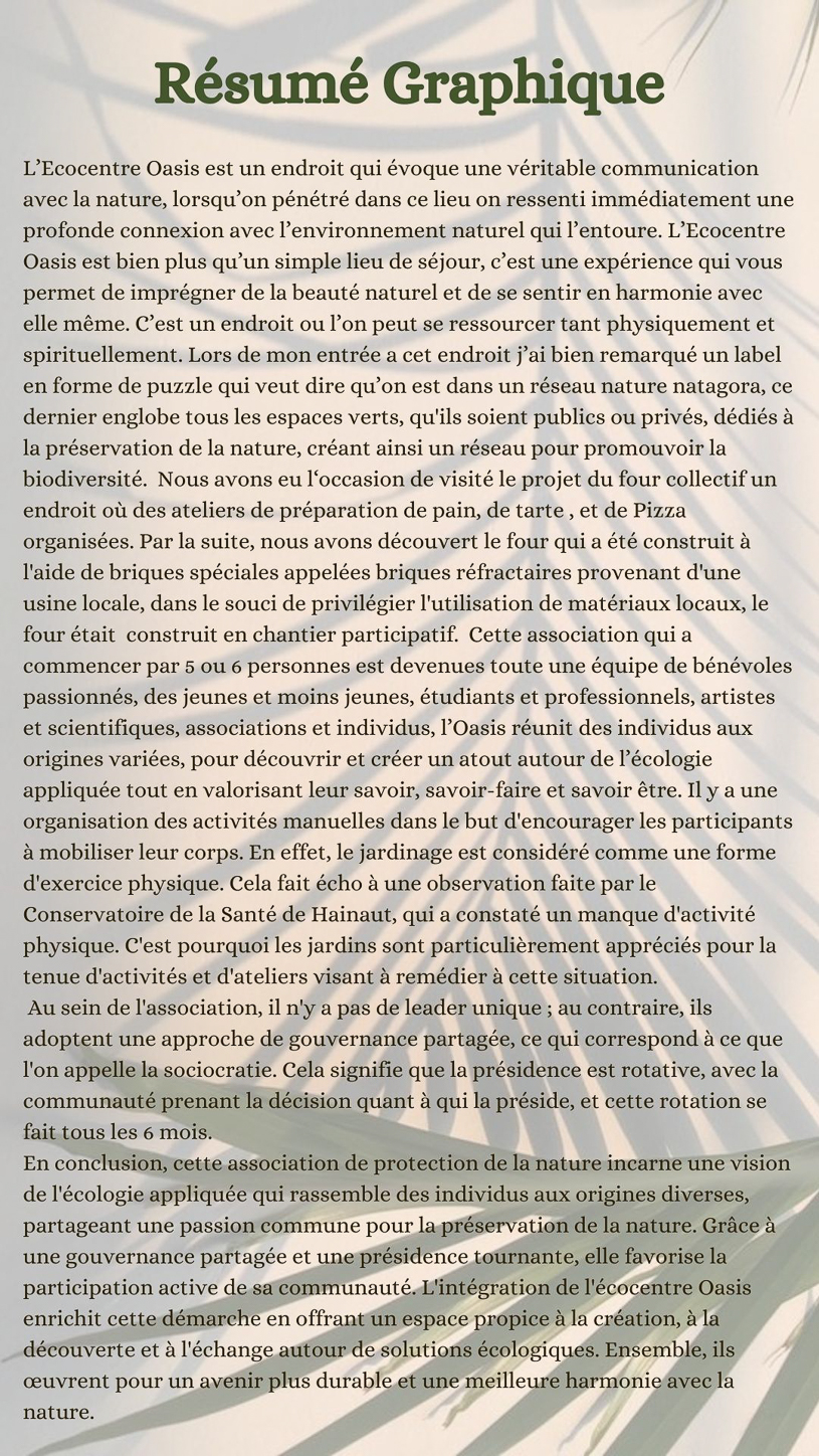 Inass Abouyahia-Résumé graphique-Visite Eco centre - 1